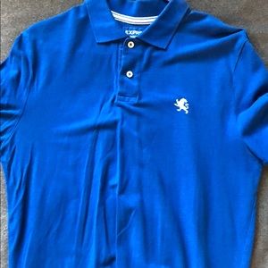 Express blue polo